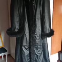 Cappotto donna in pelle