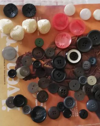 Lotto bottoni vintage 