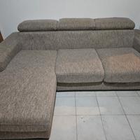 Divano letto grigio scuro 