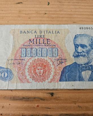 1000 lire Giuseppe verdi