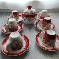 set tazzine e zuccheriera Thun natalizio 