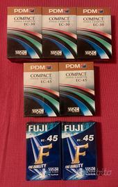 Videocassette VHS-C SIGILLATE - Fuji e PDM