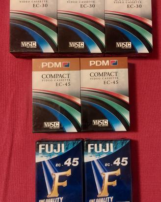 Videocassette VHS-C SIGILLATE - Fuji e PDM