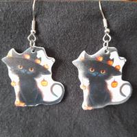 Orecchini da donna halloween gattini witches