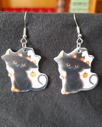 Orecchini da donna halloween gattini witches