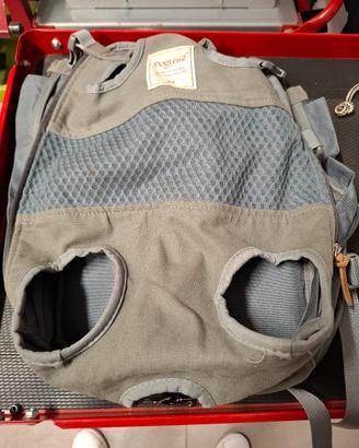 trasportino marsupio tracolla cane