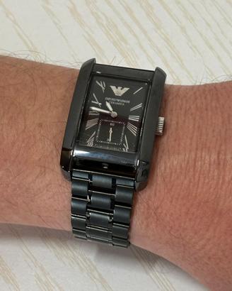 Emporio Armani AR1406 - orologio nero total black