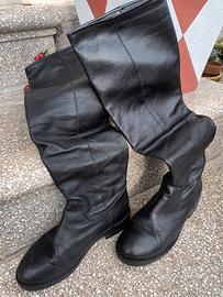 stivali donna, alti in vera pelle