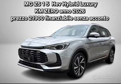 Mg ZS 1.5 Hybrid+ Luxury a € 312 mese cambio Autom