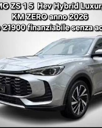 Mg ZS 1.5 Hybrid+ Luxury a € 312 mese cambio Autom