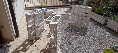 bancali per composizioni da giardino 