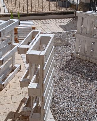 bancali per composizioni da giardino 