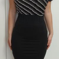 Vestito nero aderente