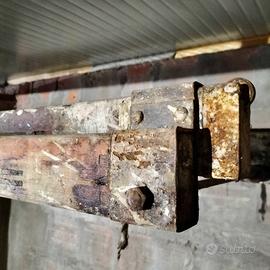 Scala in legno di rovere, misura 6+6 metri a sfilo