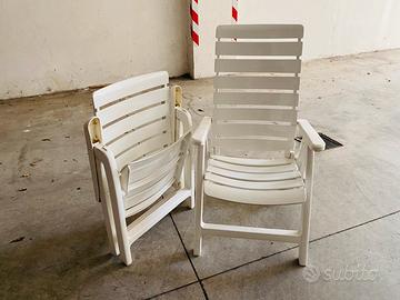 2 Sedia di plastica