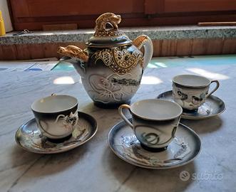 SERVIZIO CAFFÈ IN PORCELLANA DA 12 GIAPPONESE