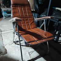 Sedia sdraio vintage tipo Maule