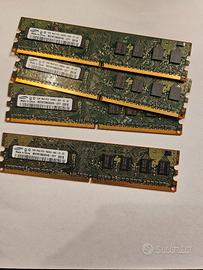 4GB RAM DDR2 PC6400 1GB x4