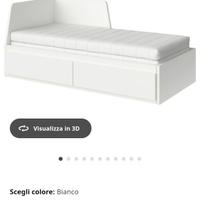letto contenitore Ikea come nuovo