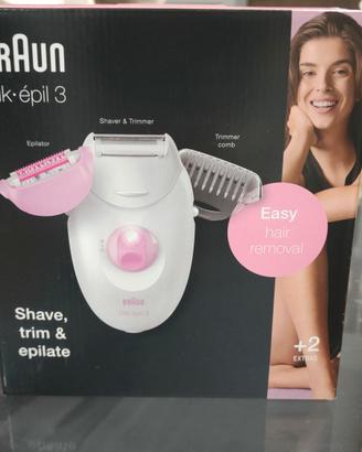 silk epil 3 della braun 