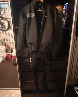 completo invernale bici Alè Cycling XL