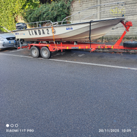 Barca con motore envirude E-TEC e carrello