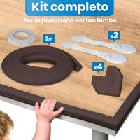   Kit Sicurezza Bambini - 6m Paraspigoli + 8 angol