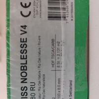 Pavimento laminato Rovere, battiscopa e materasino