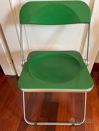 Sedia Plia verde Design anni ‘60