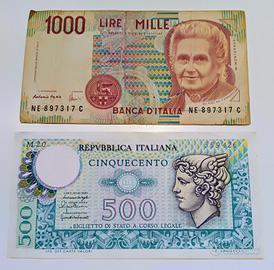 Lire vario taglio - Riproduzione Marenghi