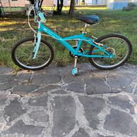 Bicicletta azzurra 20 pollici bambino Decathlon