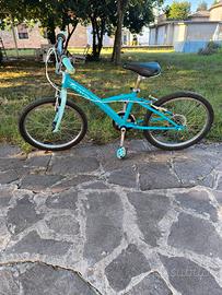 Bicicletta azzurra 20 pollici bambino Decathlon