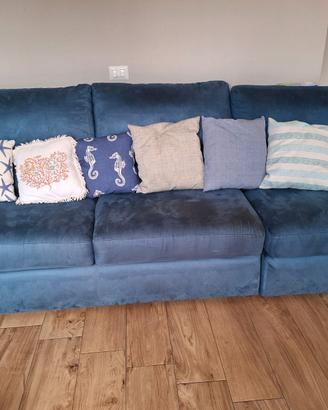 Divano letto Poltronesofà 3 posti–Memory foam 15cm