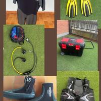 KIT DIVING COMPLETO PERFETTE CONDIZIONI