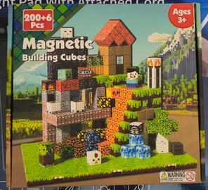 Blocchi magnetici da costruzione 200 pezzi.