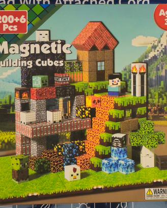 Blocchi magnetici da costruzione 200 pezzi.