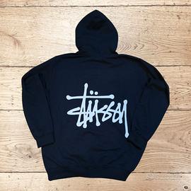 Felpa con cappuccio blu navy