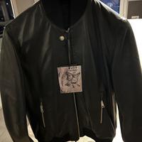 Giubbotto in vera pelle 100% nera Stile Chiodo