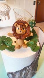 Baby Leoncino bomboniera/topper cake