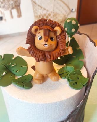 Baby Leoncino bomboniera/topper cake