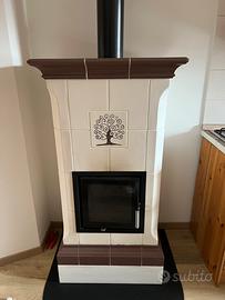 STUFA A LEGNA CERAMIPIU ARMONIA