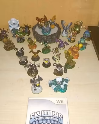 SKYLANDERS VIDEOGAMES NINTENDO WII CON 26 mostri
