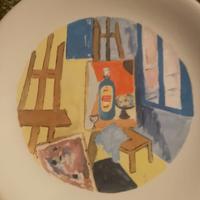 rarissimo piatto da collezione ceramica 