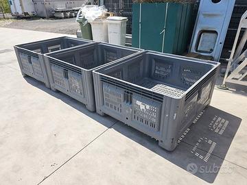 3 cassoni pallet per frutta e verdura usati