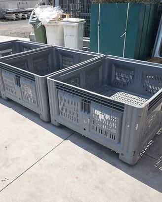 3 cassoni pallet per frutta e verdura usati