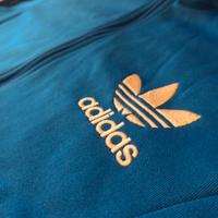 Giacca zip Adidas blu elettrico M uomo