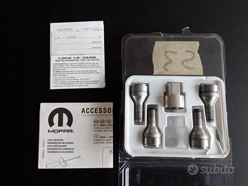 Dadi antifurto originali per Jeep Compass