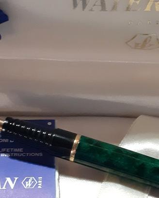 Penna stilografica Waterman verde da collezione 