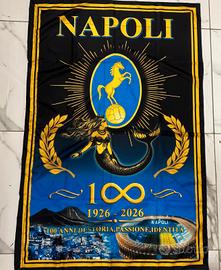 bandiera Napoli centenario verticale