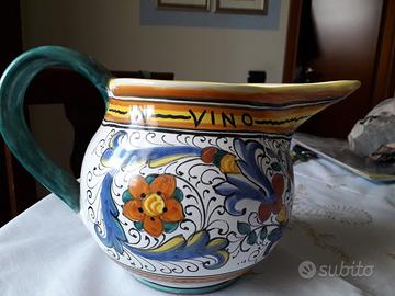 Anfora per vino in ceramica DIPINTA